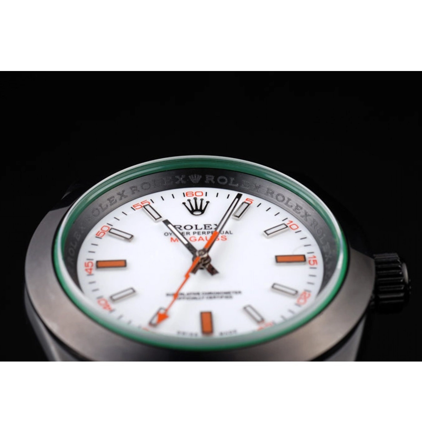 Good Copy Rolex Watches Milgauss Saphire Rolex Tinted Dial Pro-Hunter Green White 0526